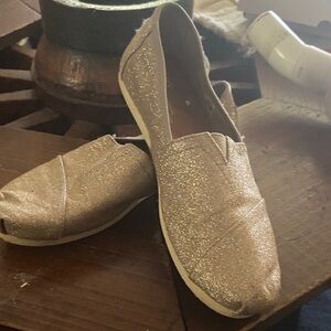 Toms Sparkling Beige Women's Flats